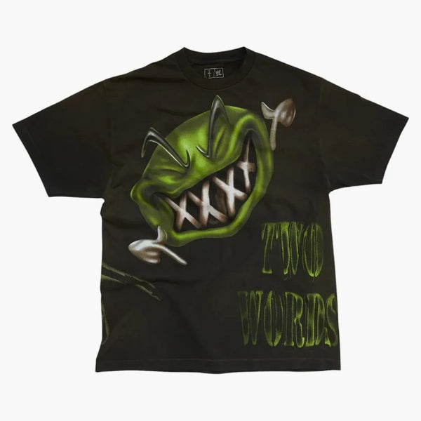 Travis Scott X Wwe Two Words Dx Tee Black