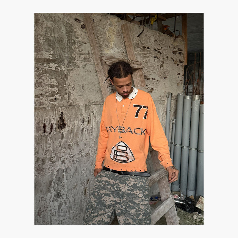 Triple Sevens Payback Polo Orange