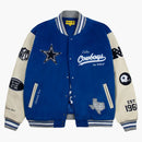 Tyler, The Creator Golf Wang X NFL Cowboys Letterman Jacket Royal Blue