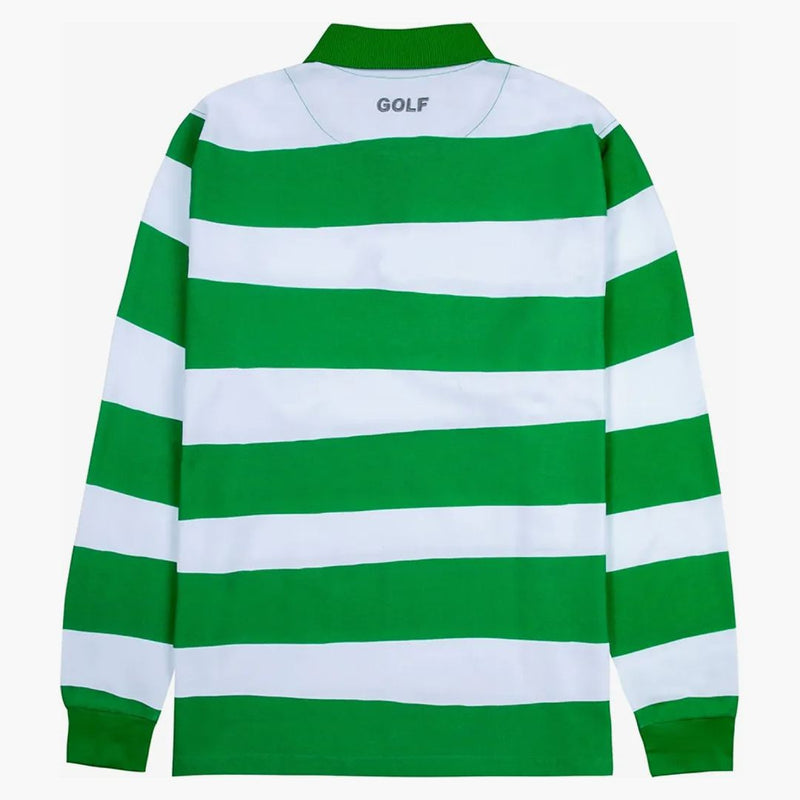 Tyler, The Creator Golf Wang X NFL Eagles Long Sleeve Polo Green/White