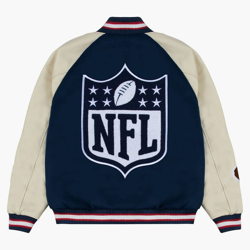 Tyler, skaparen Golf Wang X NFL Letterman Jacket Navy