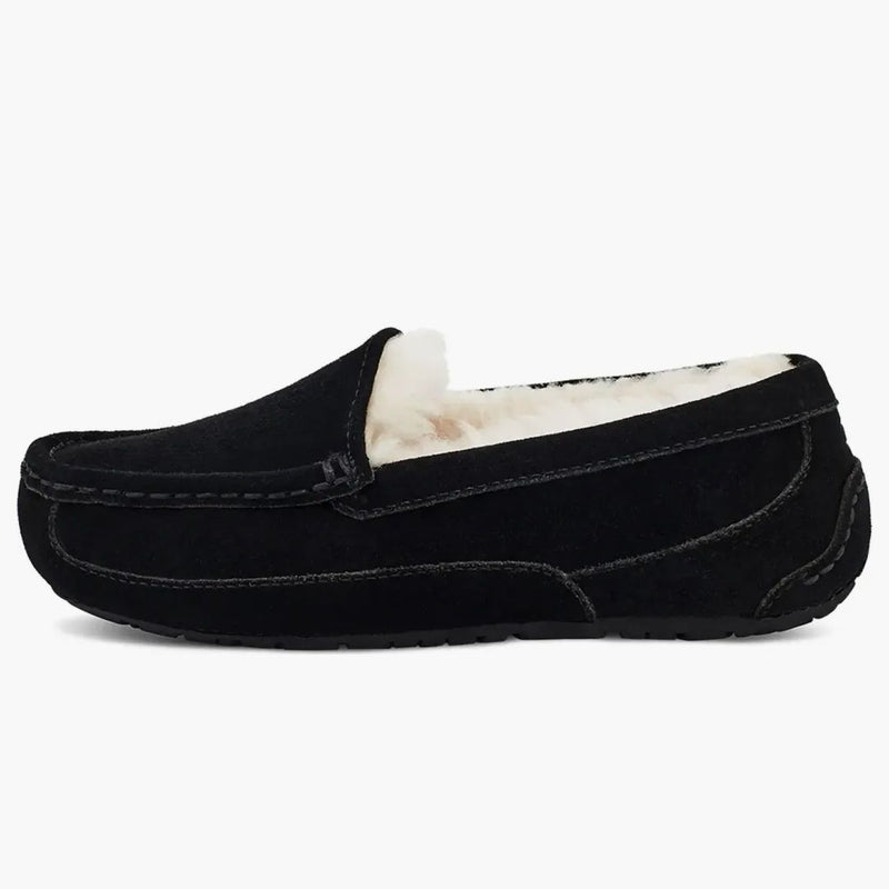 Ugg Ascot Slipper Black Suede (Kids)