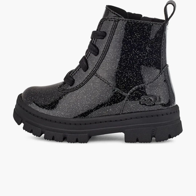 Ugg Ashton Lace Up Boot Glitter Black (batole)