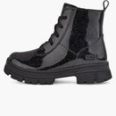 Ugg Ashton Lace Up Glitter Boot Glitter Black (Kids)