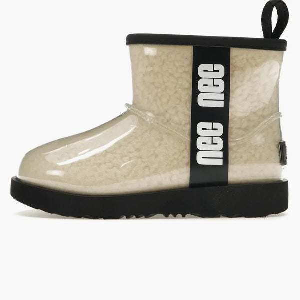 Ugg Classic Clear Mini II Boot Natural Black (Kids)
