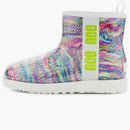 Ugg Classic Clear Mini Pixelate Boot White (women's)