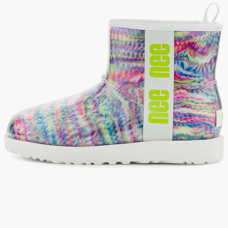 Ugg Classic Clear Mini Pixelate Boot White (Dámské)