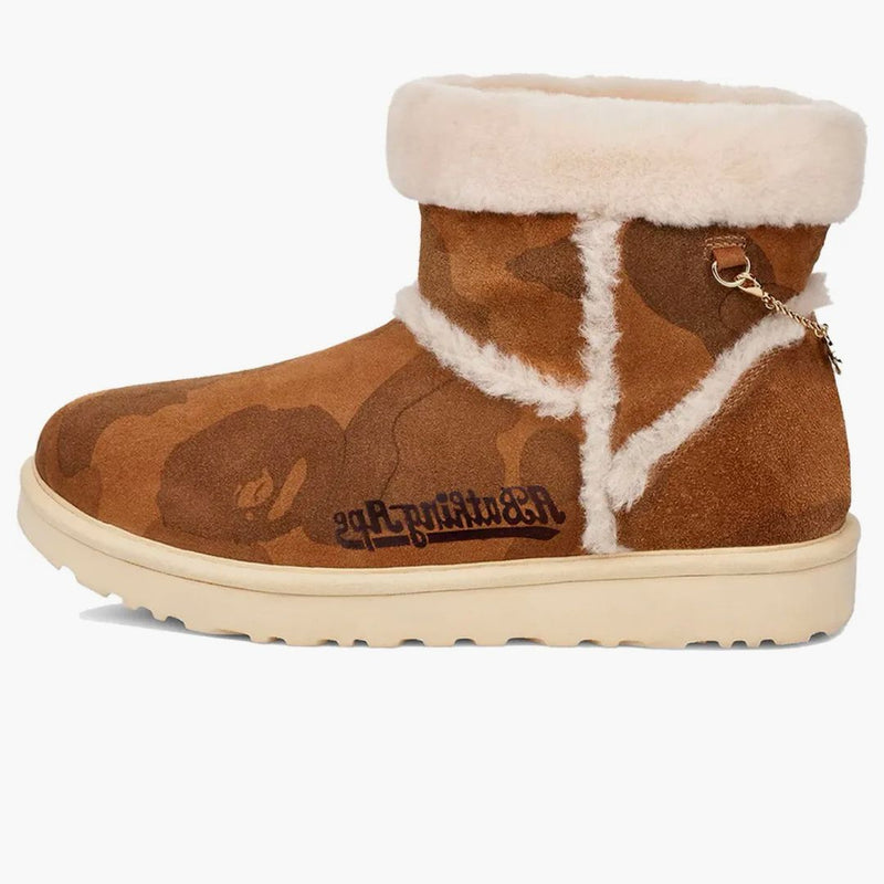 Ugg Classic Mini Boot a koupací lidoop kaštan