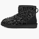 Ugg Classic Mini Chunky Sequin Boot Black (Women's)