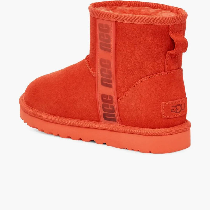 Ugg Classic Mini II Boot Side Logo Hazard Orange (Dámské)