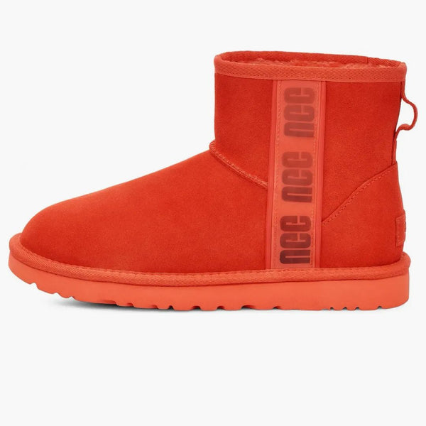 Ugg Classic Mini II Boot Side Logo Hazard Orange (Dámské)