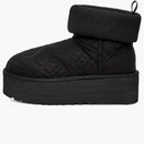 UGG Classic Mini Platform Felted Boot Black (Women's)