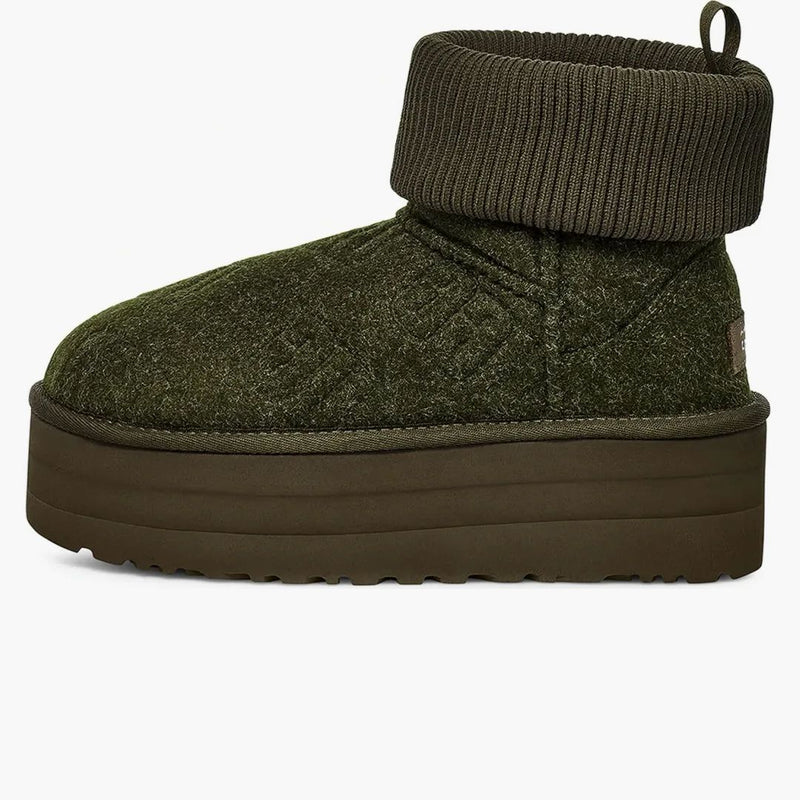 Ugg Classic Mini Platform Felted Boot Forest Night (Women's)