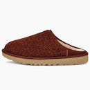 Ugg Classic Slip-on Shaggy Suede Slipper Red Jasper