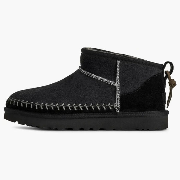 Ugg Classic Ultra Mini Biarritz Boot Black (women's)