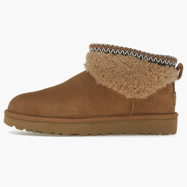Ugg Classic Ultra Mini Maxi Curly Boot Chestnut (women's)