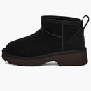 Ugg Classic Ultra Mini New Heights Boot Black (kids)