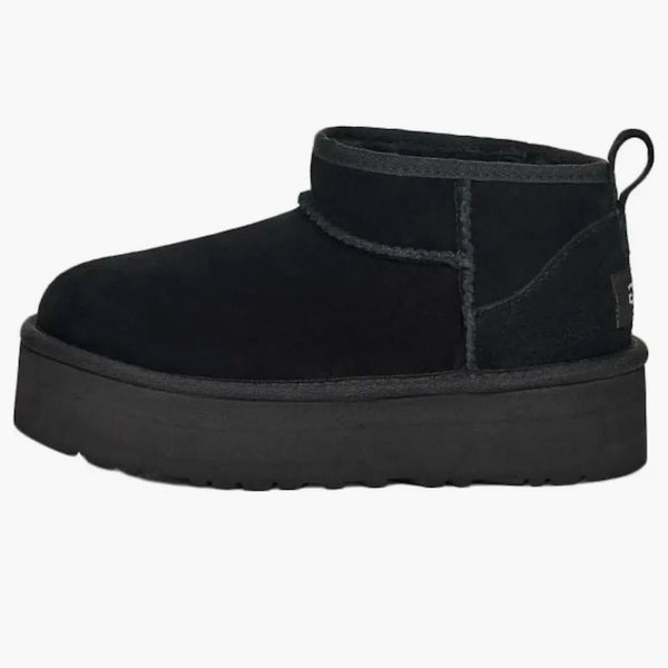Ugg Classic Ultra Mini Platform Boot Black (kids)