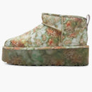 Ugg Classic Ultra Mini Platform Boot Collina Strada Green Floral
