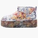 Ugg Classic Ultra Mini Platform Boot Collina Strada Light Blue Floral