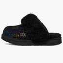 Ugg Cozy II Shimmer Sky Slipper Black Rainbow Metallic (Kids)