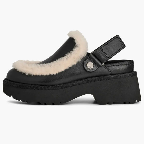 Ugg Esmee Leather Clog Black (women's)
