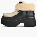 Ugg Esmee Leather Lace Up Boot Black (women's)