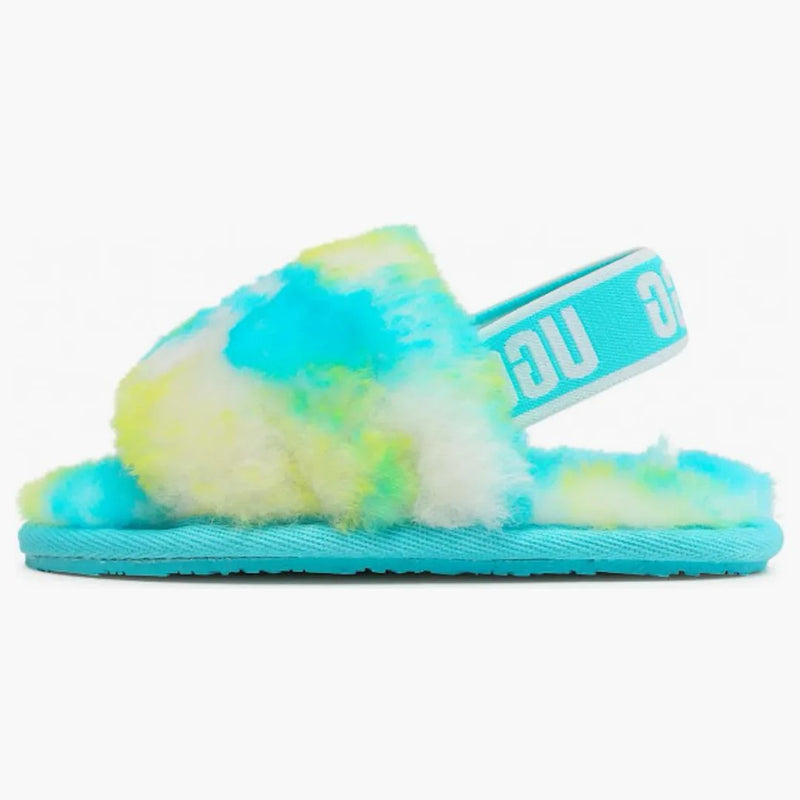 UGG FLUFF YEAH SLIDE OASIS Blue (småbarn)