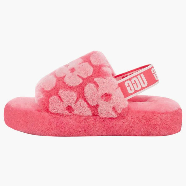 Ugg Fluff Yeah Slide Poppy Strawberry Sorbet (Kids)