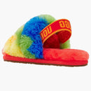 Ugg Fluff Yeah Slide Rainbow Stripes (Toddler)