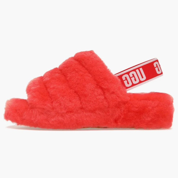 UGG FLUFF Yeah Slide Red Currant (Women's)