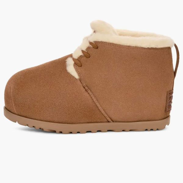 Ugg čerpané krajkové boot kaštan (dámské)