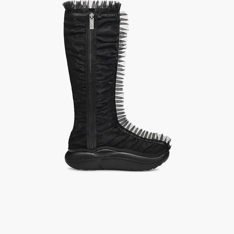 Ugg Ruffle Boot Tall Collina Strada Black (Women's)