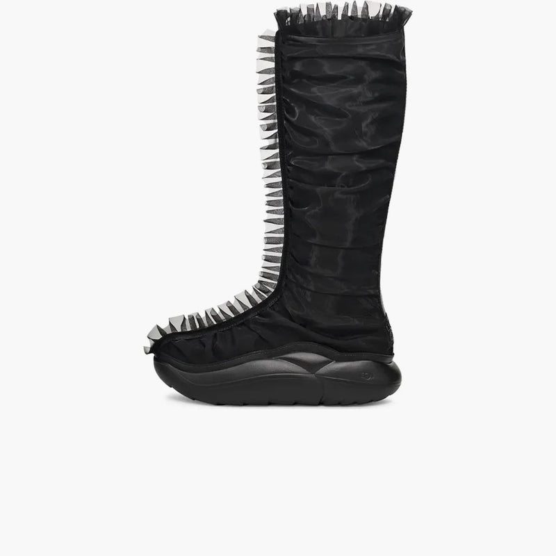 Ugg Ruffle Boot Tall Collina Strada Black (Women's)