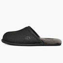 Ugg scuff Leather slipper black