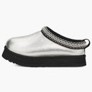 Ugg tazz in pelle argento metallico (bambini)