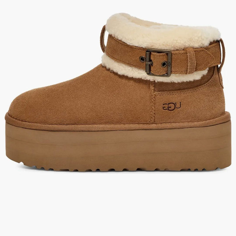 Ugg Ultra Mini Belted Roller Boot Chestnut (women's)