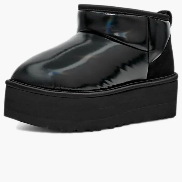 Ugg Ultra Mini Platform Hi Shine Boot Black (women's)