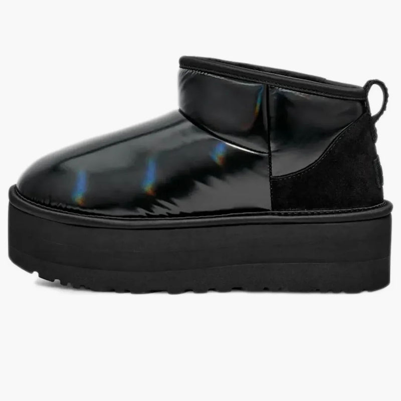 Ugg Ultra Mini Platform Hi Shine Boot Black (women's)