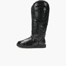 Ugg x logo de telfar al alto arrugado negro