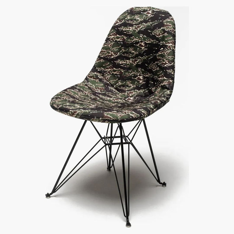 Undefeated X Modernica Side Shell Eiffel Chair With Custom Cover White/tiger Camo