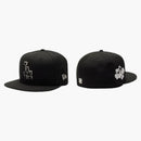 Undefeated X New Era Dodgers 59fifty Fitted Cap Black