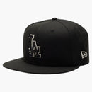 Undefeated X New Era Dodgers 9fifty Af Curve Cap Black