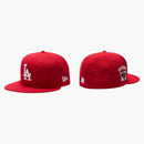 Undefeated x new era dodgers ohtani 59fifty Fitted Cap Red