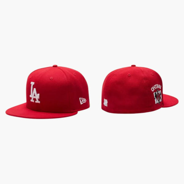 Undefeated X New Era Dodgers Ohtani 59fifty Fitted Cap Red