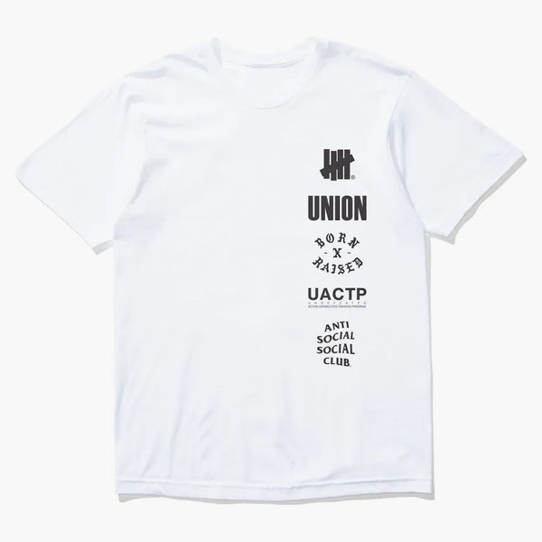 Undefeated X Uactp X Union X Born X Raised X Assc Toy Drive Tee White