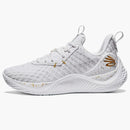 Under Armour Curry Flow 10 Team White Metallic Gold