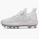 Under Armour Harper 8 Elite Tpu White Baseball Grey
