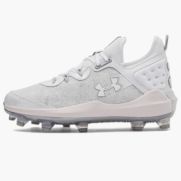 Under Armour Harper 8 Elite Tpu White Baseball Grey