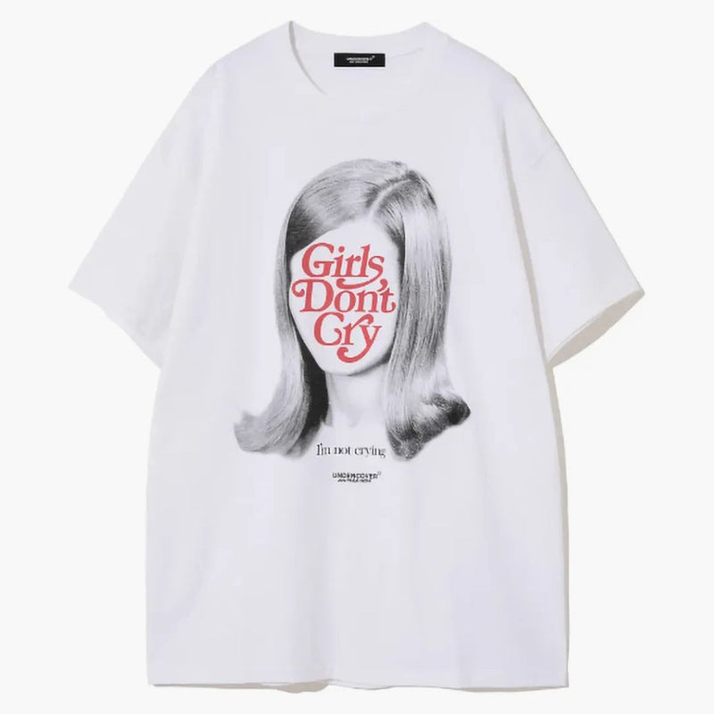 Undercover x Verdy Girls Don't Cry Tričko bílé